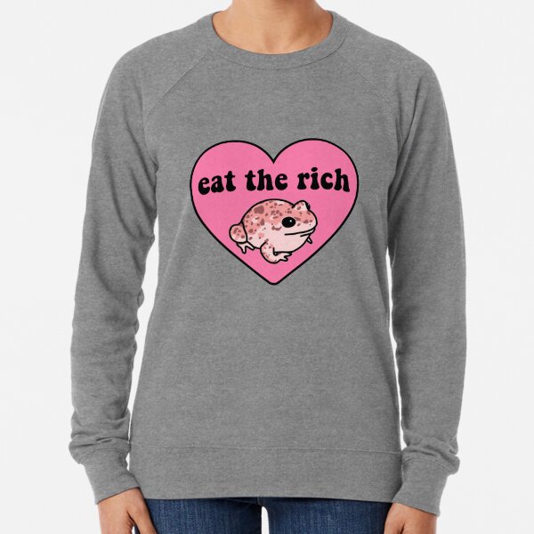 Item preview, Eat The Rich Frog designed and sold by melouker.