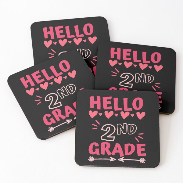 Item preview, hello second grade, 2nd grade designed and sold by Hey-Nice-Shirt.