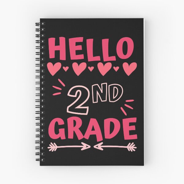 Item preview, hello second grade, 2nd grade designed and sold by Hey-Nice-Shirt.