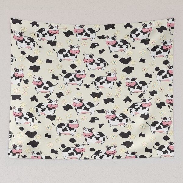 Item preview, Dairy Cow With Daisy Pattern  designed and sold by kathybuble.