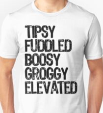 Phish Tipsy Fuddled Boosy Groggy Elevated Unisex T-Shirt