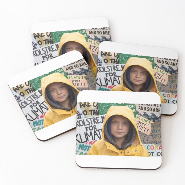 Item preview, greta thunberg protest signs (climate change strike) designed and sold by emcazalet.