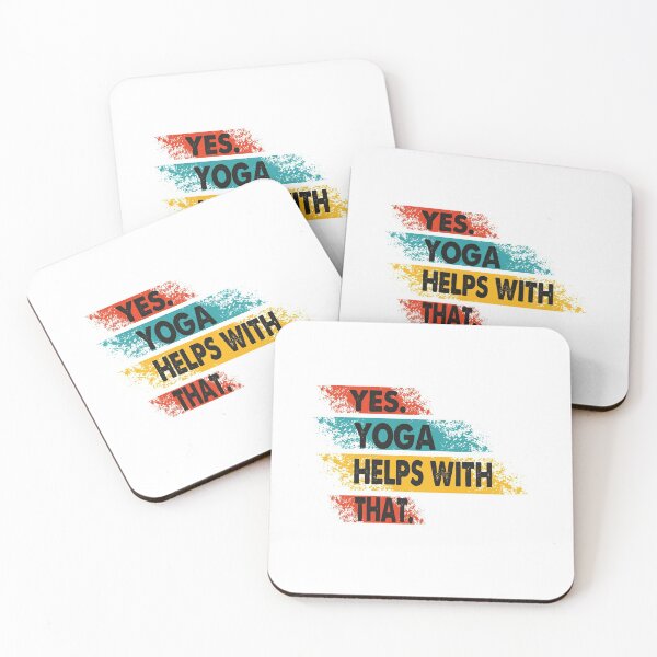 Item preview, Yes Yoga  Helps With That- Yoga Teacher Trainer-Yoga Coaching-Vintage Design-Amazing Gift For Yoga Woman Lover designed and sold by Rassitni.