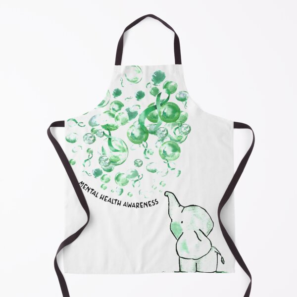 Item preview, Elephant Blows Up Green Balloons designed and sold by kiemtienquade20.