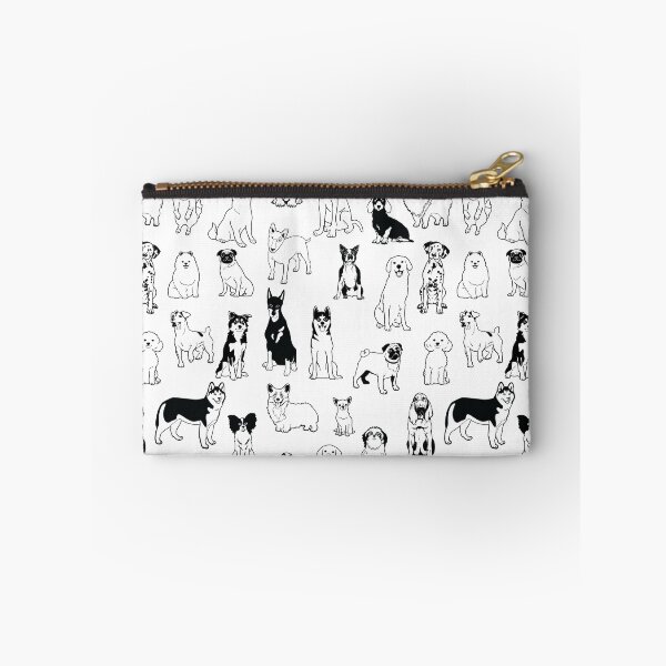 Item preview, Cute Dogs Black and white pattern Dog breeds designed and sold by martstudio.