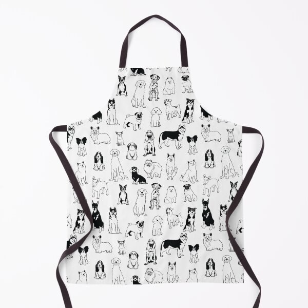 Item preview, Cute Dogs Black and white pattern Dog breeds designed and sold by martstudio.