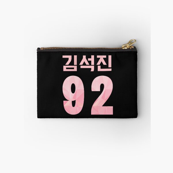 Item preview, Kim Seokjin 92 (Jin of BTS Bangtan Sonyeondan) in Hangul / Korean designed and sold by EspyDesignCo.