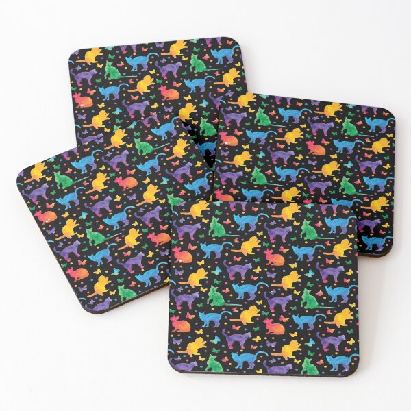 Item preview, Colorful Cat Pattern  designed and sold by kathybuble.