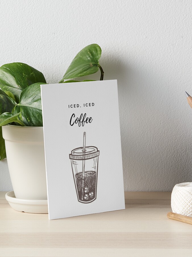 Caribou Coffee Cooler  Art Board Print for Sale by Tyler-Jan