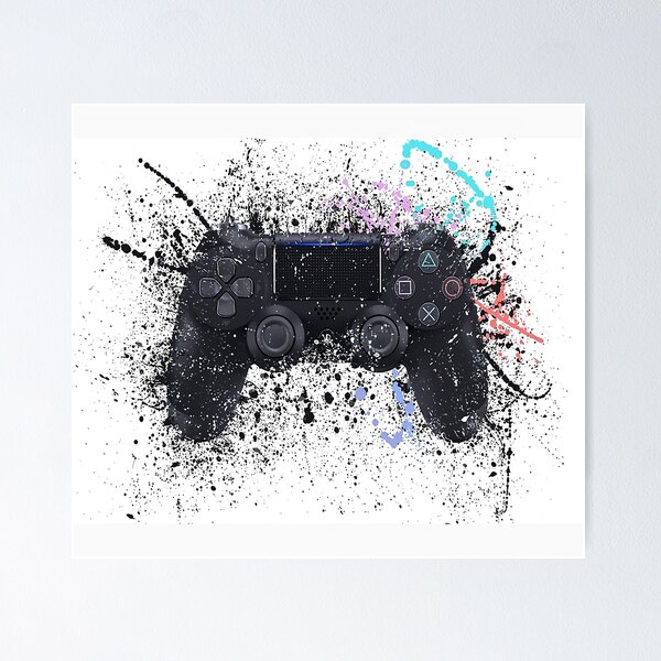 Playstation Controller Poster PS1 PS2 PS3 PS4 PS5 Gaming 