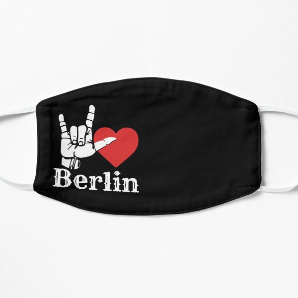 Ich liebe Berlin, Liebeszeichengeschenk Flache Maske