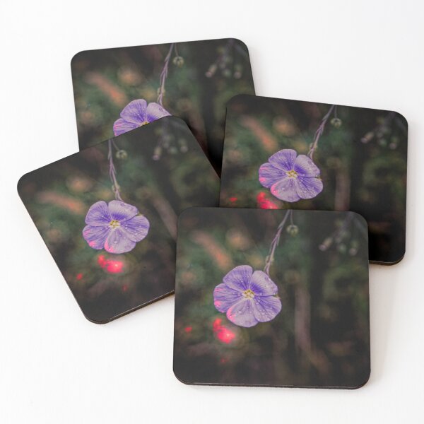 Item preview, Blue flax flower illustration designed and sold by CanadianWild418.