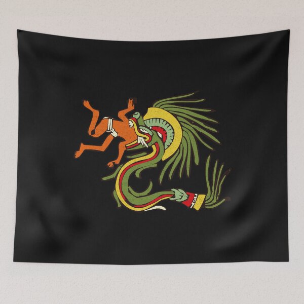 Item preview, Quetzalcoatl Feathered Serpent Deity Mexican Aztec Gift designed and sold by TheAplus.