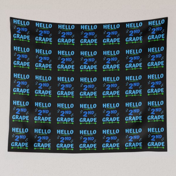 Item preview, hello second grade  designed and sold by Hey-Nice-Shirt.