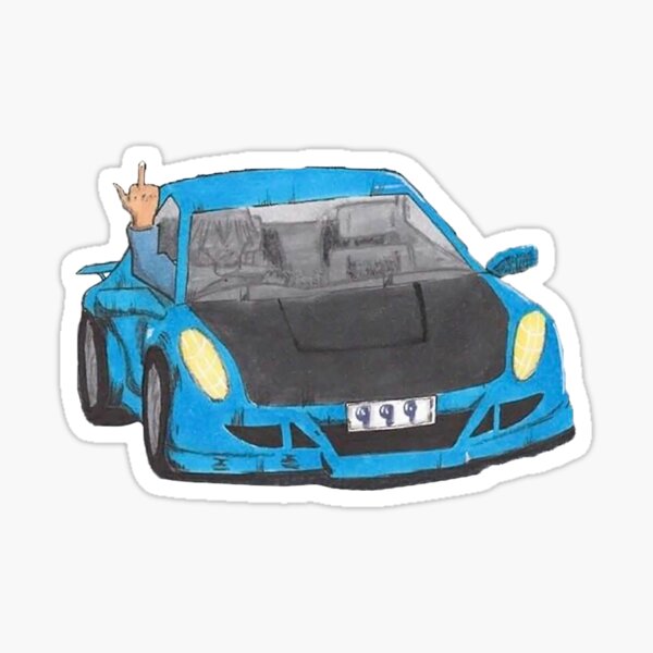 car 999 album Sticker