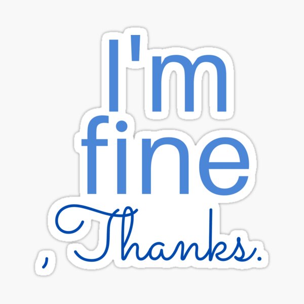 Im Fine Thank You Gifts & Merchandise for Sale