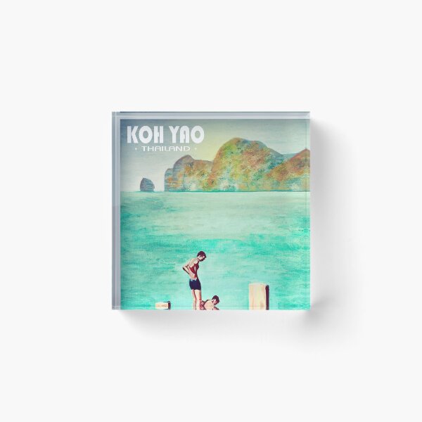 Item preview, Koh Yao Yai Travel Poster designed and sold by Janeclarbour.