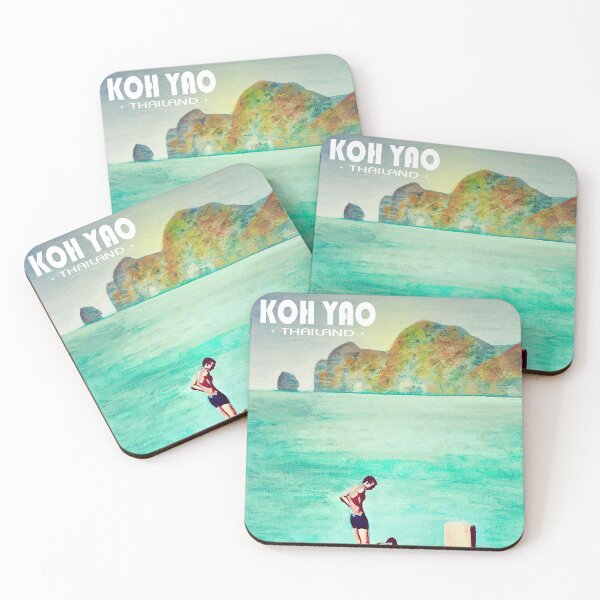 Item preview, Koh Yao Yai Travel Poster designed and sold by Janeclarbour.