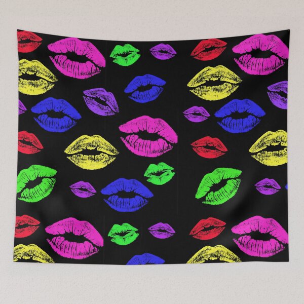 Item preview, Neon Kisses designed and sold by pinkmonkeybird.