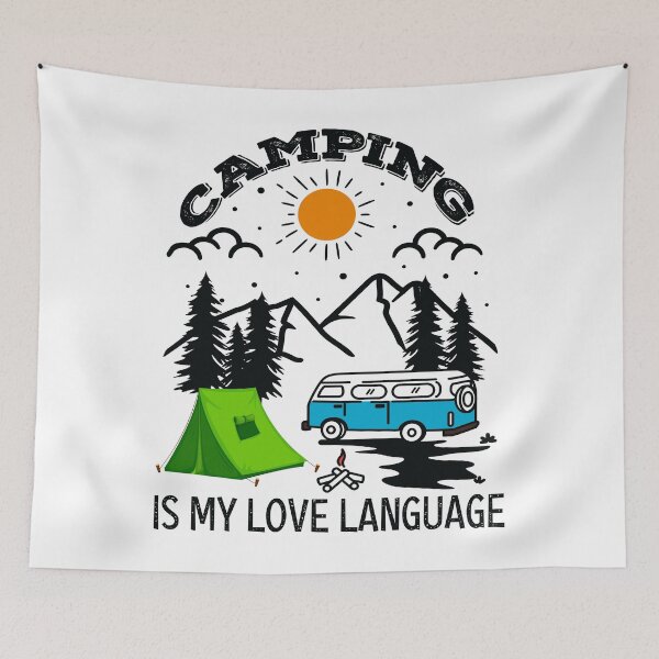 Item preview, Camping Is My Love Language, camping life designed and sold by MoSaid.