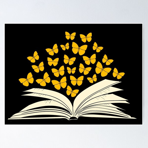 Item preview, Open Book Butterflies - One Hundred Years Of Solitude designed and sold by Julio Benitez.