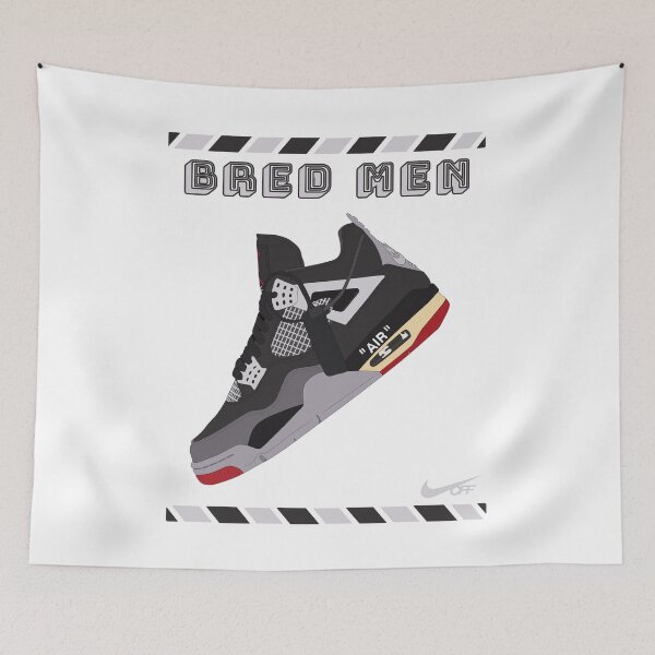 Item preview, AJ4 sneakers designed and sold by SNEAAAAAKY.
