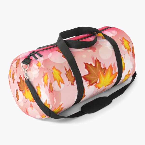 Item preview, The red and dark orange Maple leaves with Bokeh background designed and sold by Figaro-17.