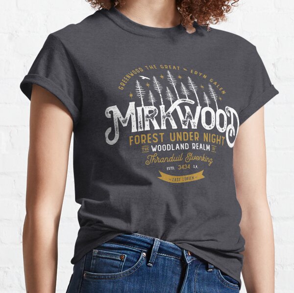 Mirkwood, Forest Under Night, East LĂłrien, Outdoor Adventure Badge Classic T-Shirt