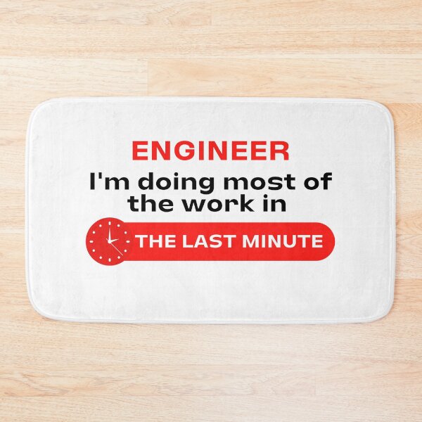Item preview, Last minute Engineer  designed and sold by CecileMJ.