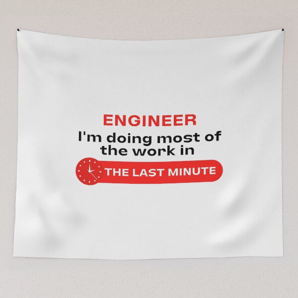 Item preview, Last minute Engineer  designed and sold by CecileMJ.