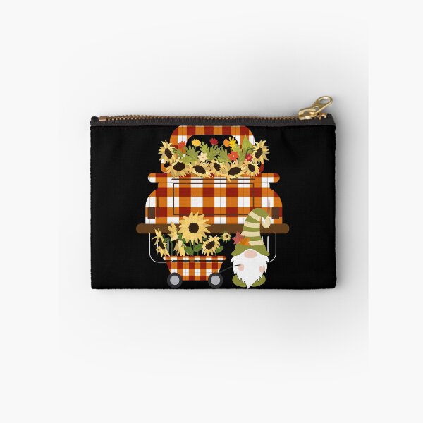 Item preview, Fall Plaid Graphic Autumn Pattern Truck Gnome Sunflowers designed and sold by ZiesMerch.