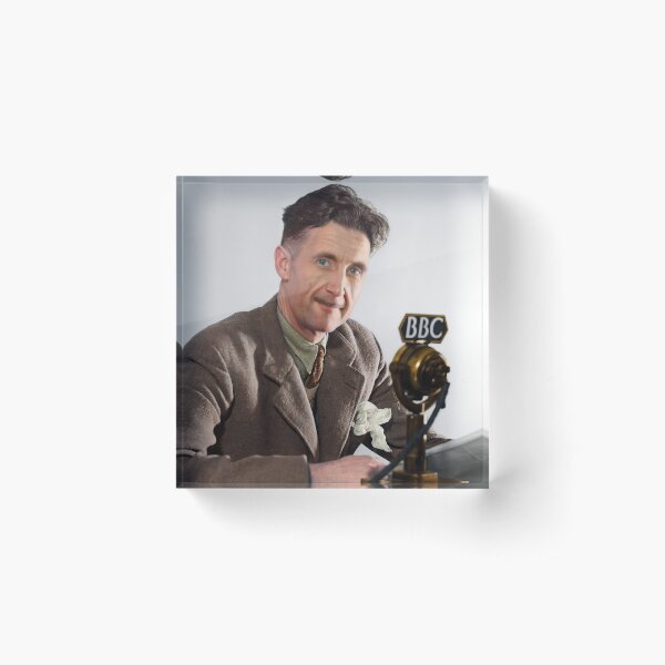George Orwell Acrylic Block