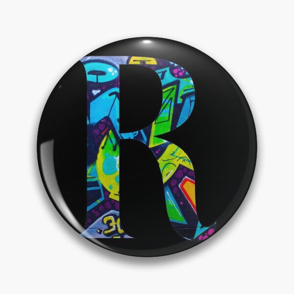 Item preview, Colorful graffiti R shape- graffiti aesthetic style designed and sold by Red-ElYoubi.