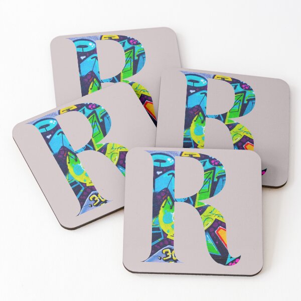 Item preview, Colorful graffiti R shape- graffiti aesthetic style designed and sold by Red-ElYoubi.
