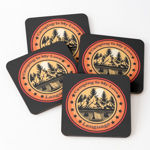 Item preview, Camping is My Love Language, funny camping  designed and sold by MoSaid.