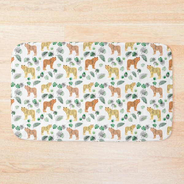 Item preview, Tiger and tropical plants design designed and sold by KissedbyArt.