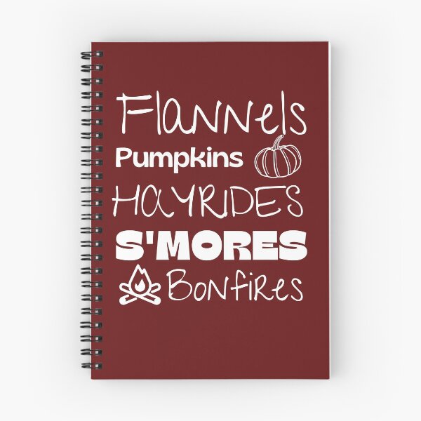 Item preview, Flannels Pumpkins Hay Rides S'mores and Bonfires designed and sold by RunThatApparel.