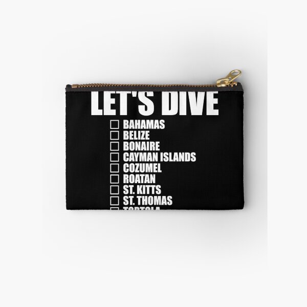 Item preview, Lets Dive Caribbean Island Diver Checklist Love Scuba Diving Gear designed and sold by DynamicDesign.
