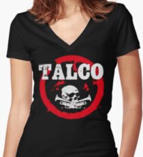 Ska Punk Talco Women's Fitted V-Neck T-Shirt