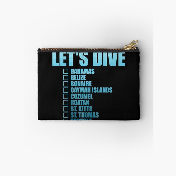 Item preview, Lets Dive Caribbean Island Diver Checklist Love Scuba Diving Gear designed and sold by DynamicDesign.