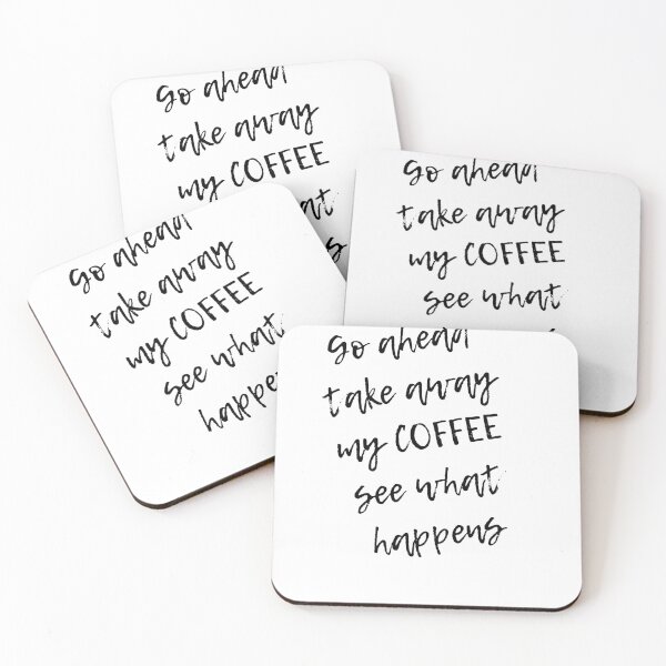 Item preview, take away my coffee designed and sold by CreativeFrog.
