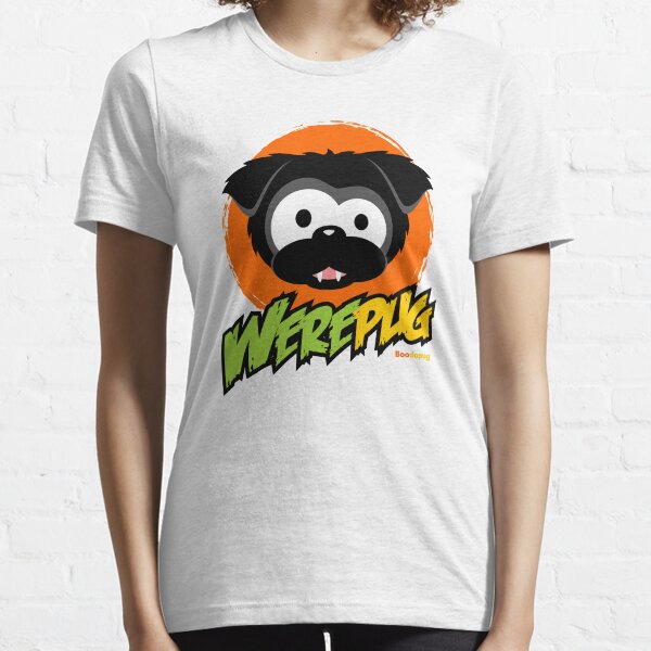 Black WerePug - White/Light Apparel & Stickers Essential T-Shirt