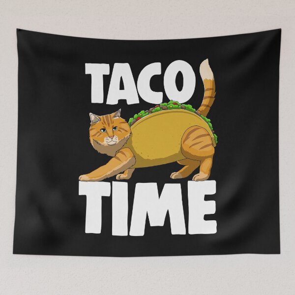 Item preview, Taco Time Cat designed and sold by Bendthetrend.