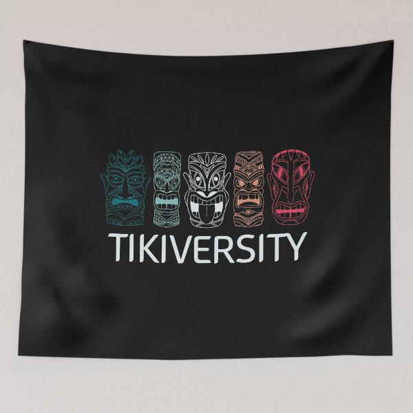Item preview, Tiki Mask Diversity Maori Polynesia Polynesian Mythology Gift designed and sold by TheAplus.
