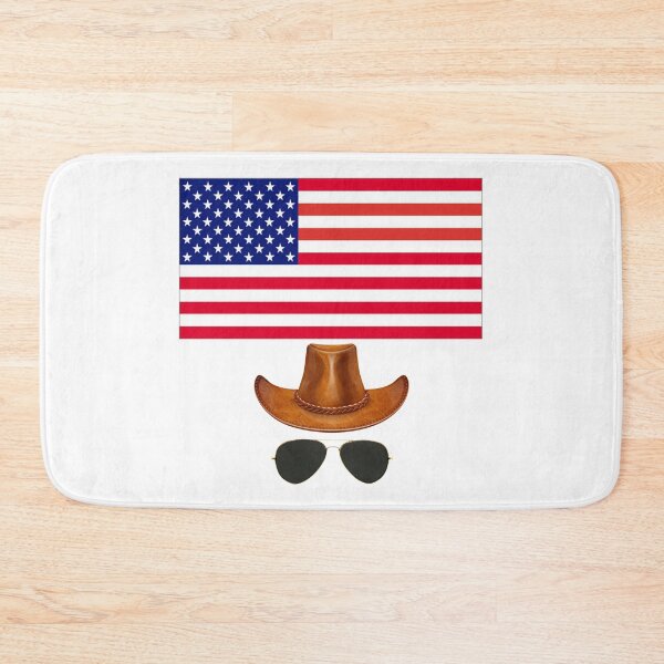 Item preview, American Flag Aviators Cowboy Hat designed and sold by luciferado.