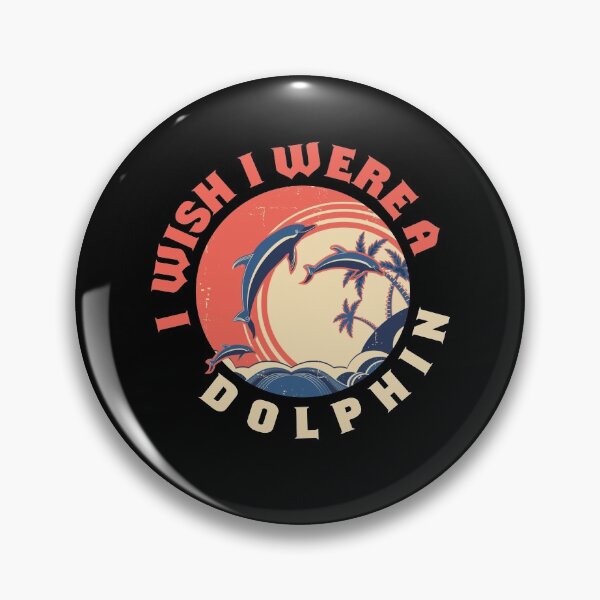 Item preview, I Wish I Were A Dolphin Sea Dolphins designed and sold by MooonTees.