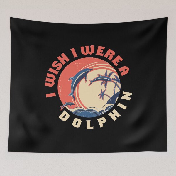 Item preview, I Wish I Were A Dolphin Sea Dolphins designed and sold by MooonTees.