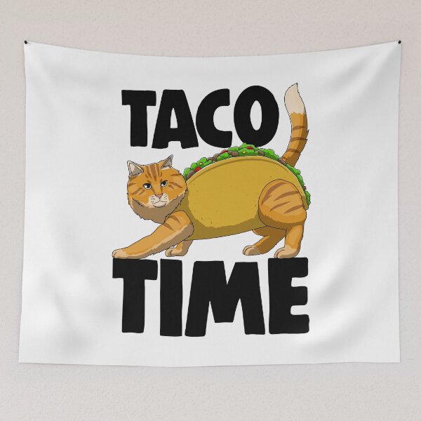 Item preview, Taco Time Cat designed and sold by Bendthetrend.