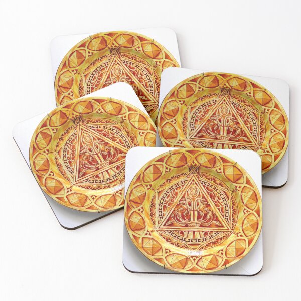 Item preview, golden triangle designed and sold by Tereza Pilar  Art.