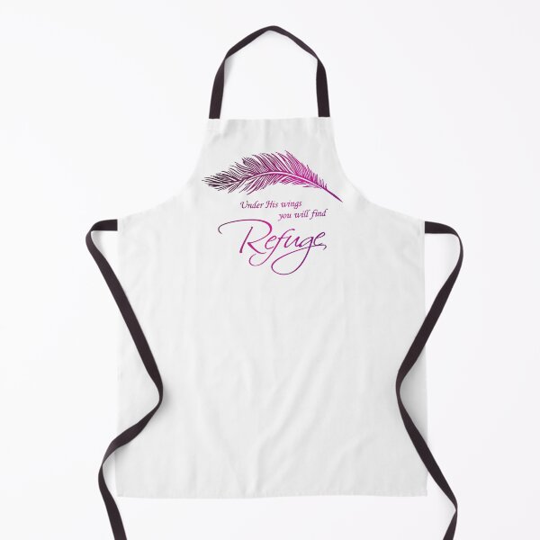 Item preview, Under His Wings You Will Find Refuge - Pink & Purple designed and sold by SpoofTShirts.